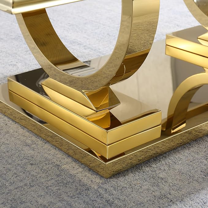 Henf 47" Marble Coffee Table