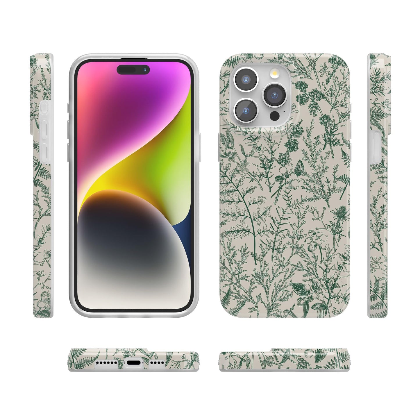 Casely iPhone 15 Pro Case | Fit Check | Neutral Checkerboard | Compatible with MagSafe | Classic Ultra Slim Design