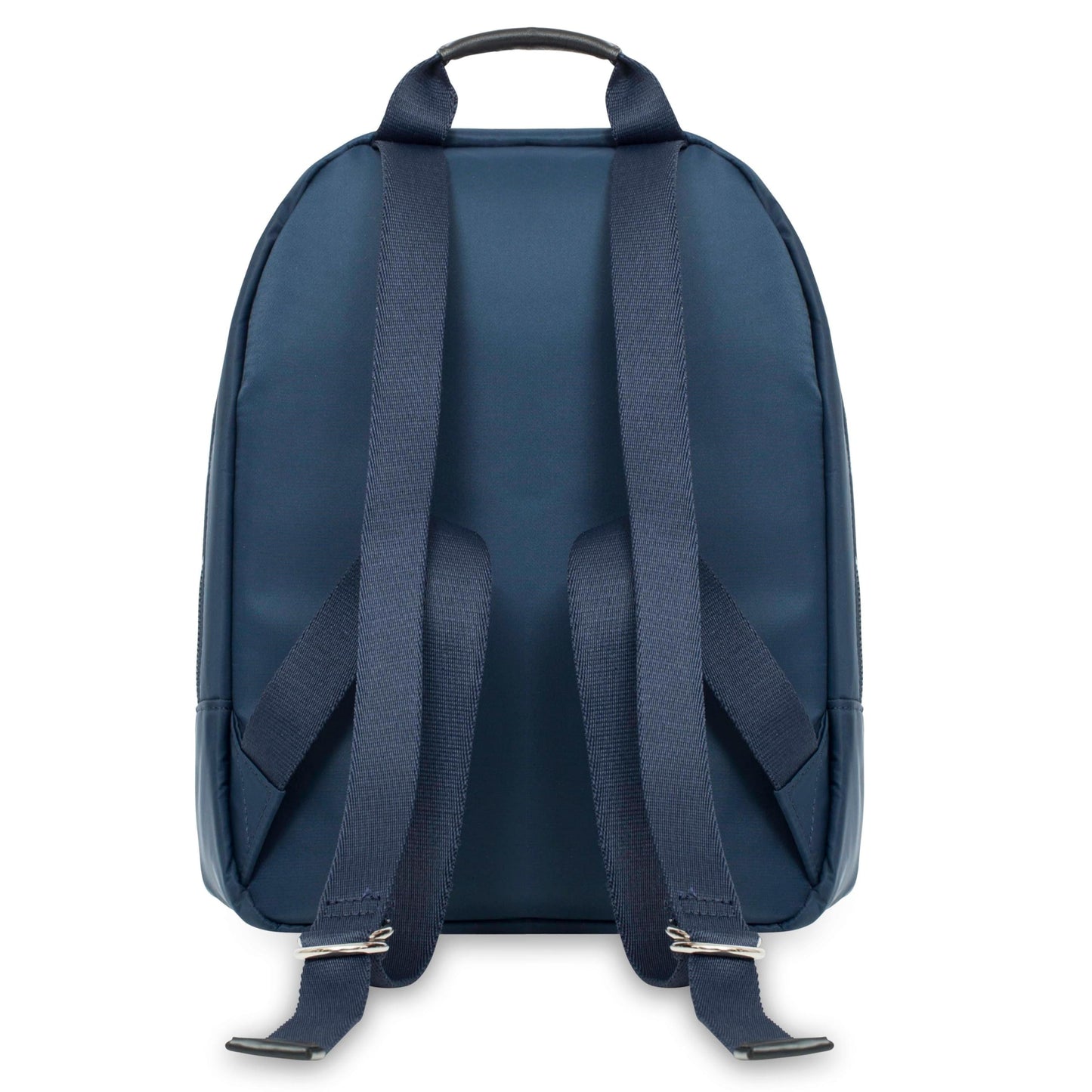 KNOMO Mini Beauchamp 10 Inch Backpack for Women - Small Ultra-Lightweight Daypack with RFID Protection - Water-Resistant Nylon Commuter Purse for Tablets and E-reader, Navy