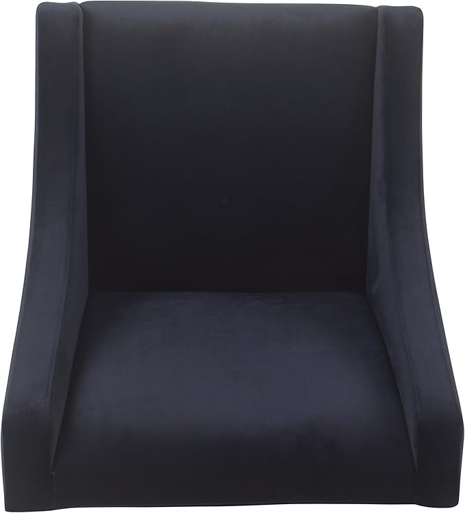 Homepop Home Decor | Upholstered Classic Swoop Arm Accent Chair | Accent Chairs