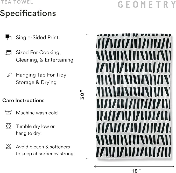 GEOMETRY Kitchen Tea Towels