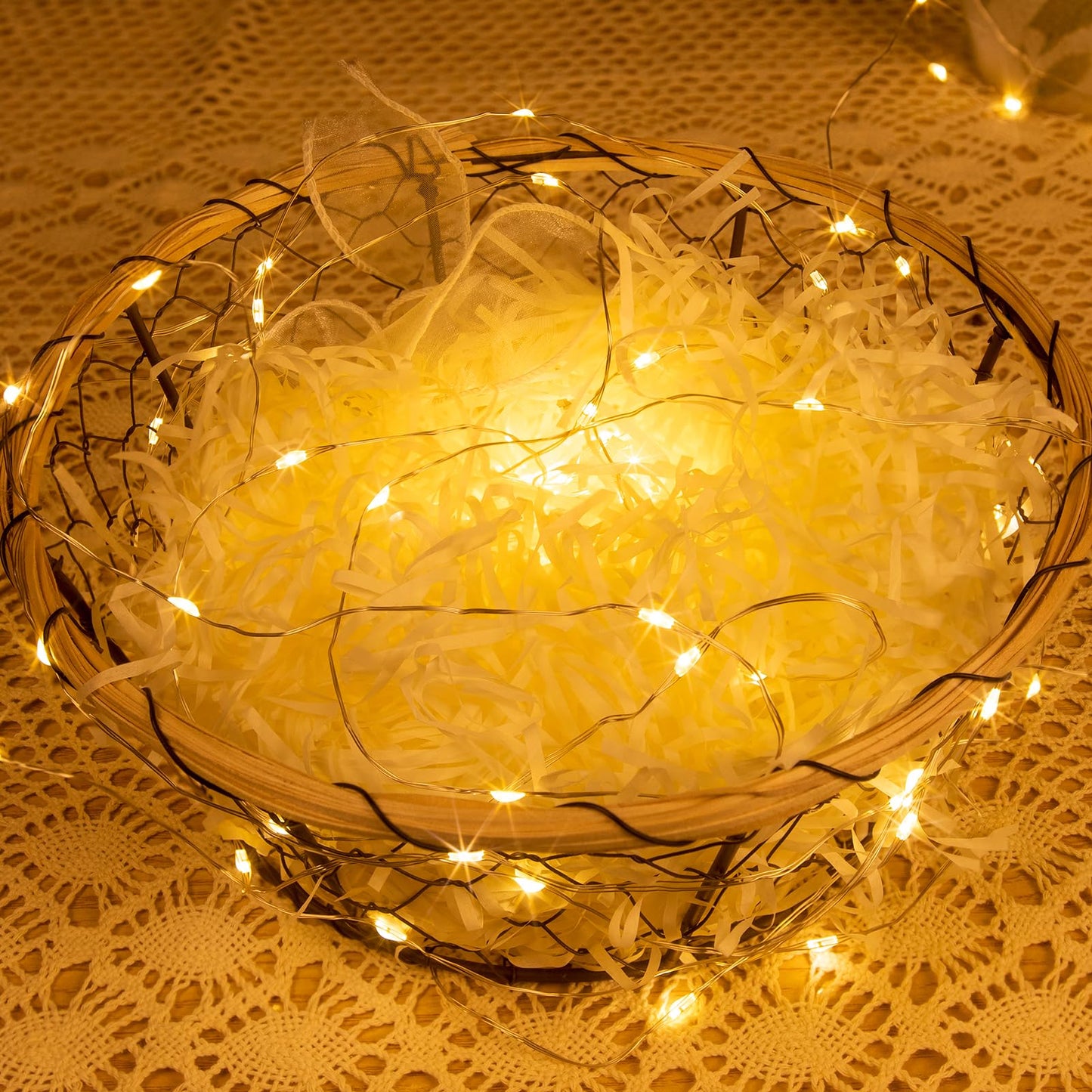 ZELUXDOT Fairy Lights Plug in,400FT 1200LEDs Waterproof Led String Lights,8 Modes Remote Twinkle Light for Outdoor Indoor Christmas Wedding Birthday Garden Party Decorations,Silver Wire,Warm White