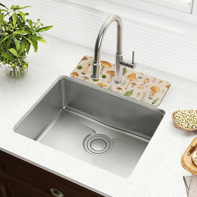 Kitchen Sink Splash Guard 1 PC 30 Inch Sink Faucet Mat Splash Guard