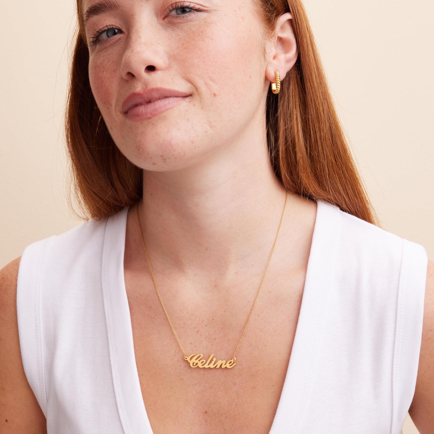 Personalized Choose Your Style Name Necklace - Custom Nameplate Pendant - Dainty Gift for Her, Women - Gift for Mother's Day, Christmas, Birthday (Cocktail, 18k Gold Plated Sterling Silver)