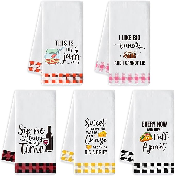 R HORSE Funny Kitchen Dish Towel
