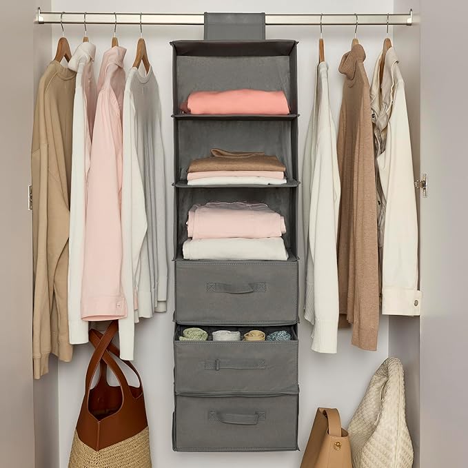 Amazon Basics 6-Tier Hanging Closet Organizer