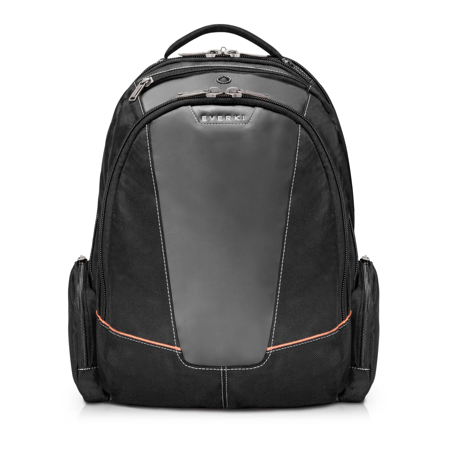EVERKI Flight Business Laptop Backpack (EKP119) with Orange Accessory Pouch & Rain Cover - Men's Backpack with 16" Compartment, 28.5L Capacity - Flight Business Backpack, Pouch & Cover Bundle