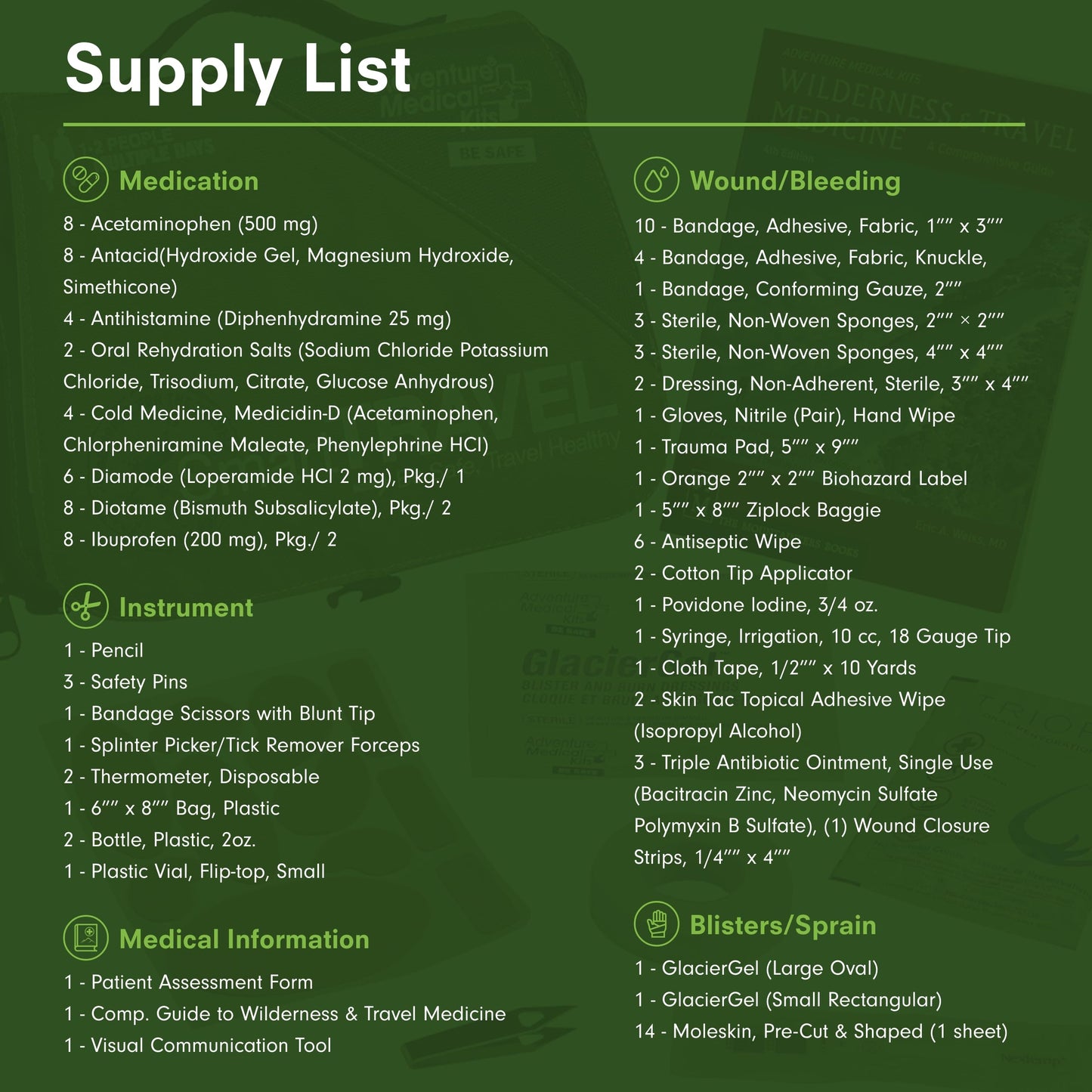 Adventure Medical Kits World Travel First Aid Medical Supply Kit
