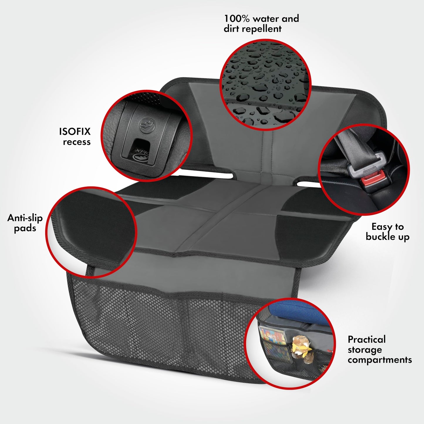 Walser 12144 Car Boot & Child Seat Organiser 50 x 80 cm