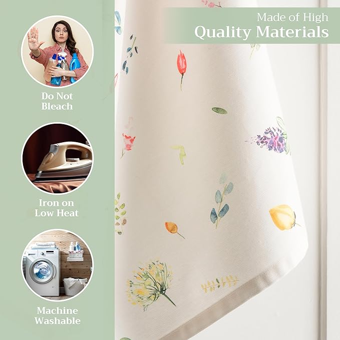 Maison d' Hermine Kitchen Towels Set of 3 100% Cotton 27.50" x 20" Reusable