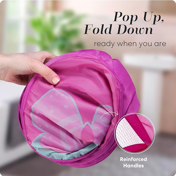 Handy Laundry Collapsible Mesh Pop Up Hamper