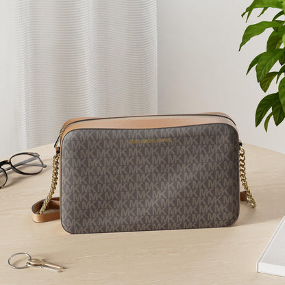 Michael Kors Jet Set Item Large East West Cross-body (Brown 2019)