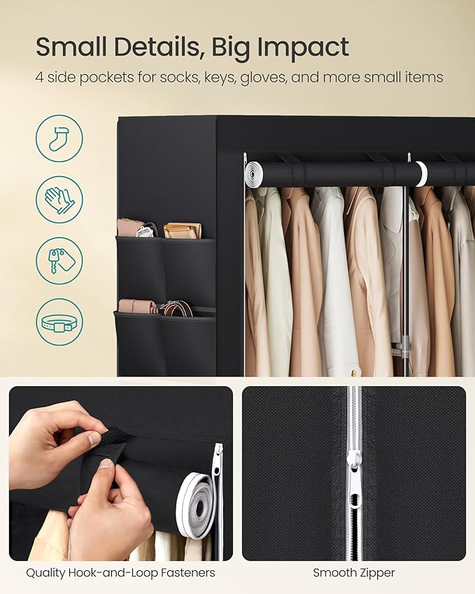 SONGMICS Portable Closet, Wardrobe Closet Organizer
