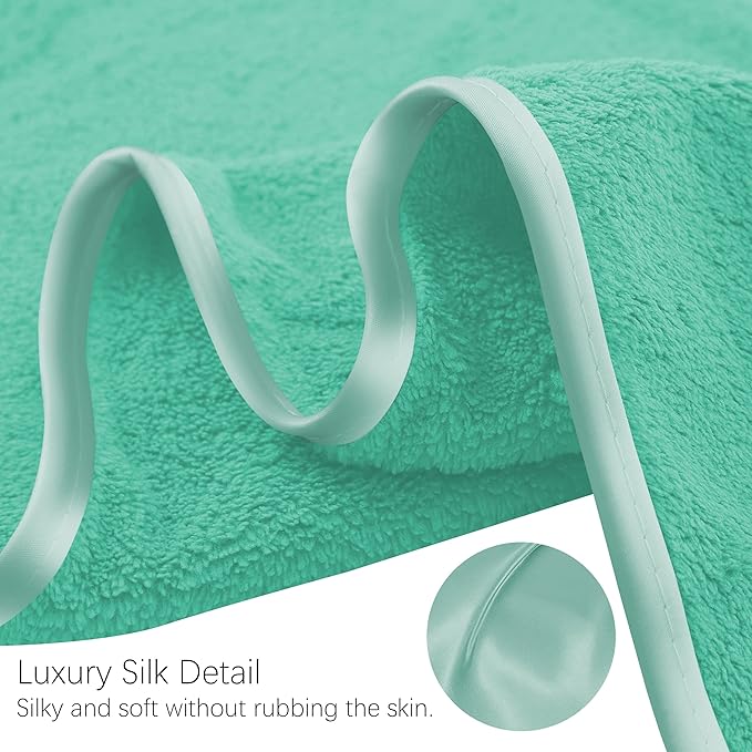TENSTARS Silk Hemming Hand Towels