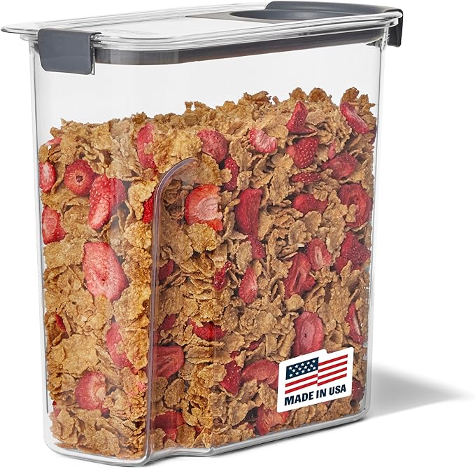 Rubbermaid Brilliance Airtight Cereal Food Storage Container, Shatterproof