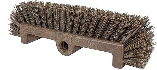 SPARTA Multi-Level Tile Scrub Brush 12" Wide Brush Head, Heavy-Duty Tile