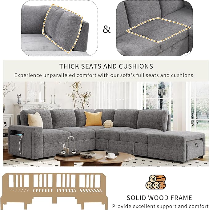 Merax L-Shaped Modular Sofa