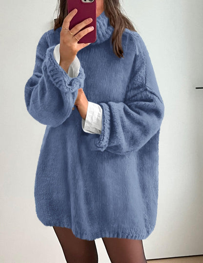 PRETTYGARDEN Oversized Sweaters for Women 2025 Chunky Turtleneck Sweater Fall Clothes Long Sleeve Tops Winter Clothing