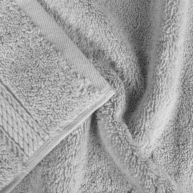 Superior Egyptian Cotton Pile Bath Towel Set of 4, Ultra Soft Luxury Towels