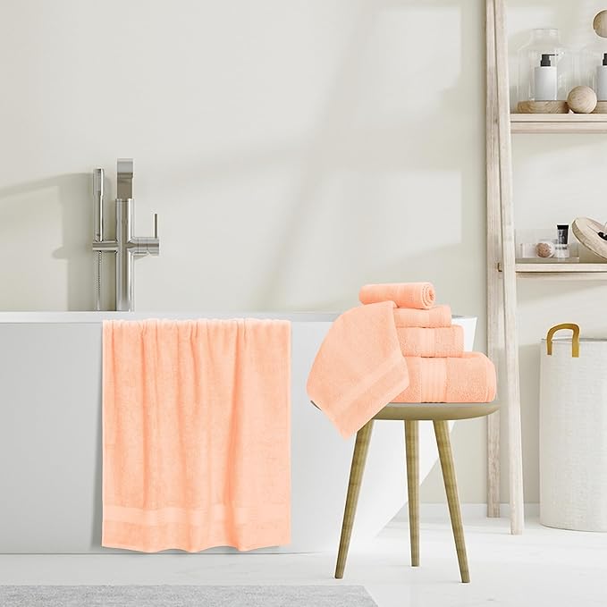 GLAMBURG Ultra Soft 8-Piece Towel Set