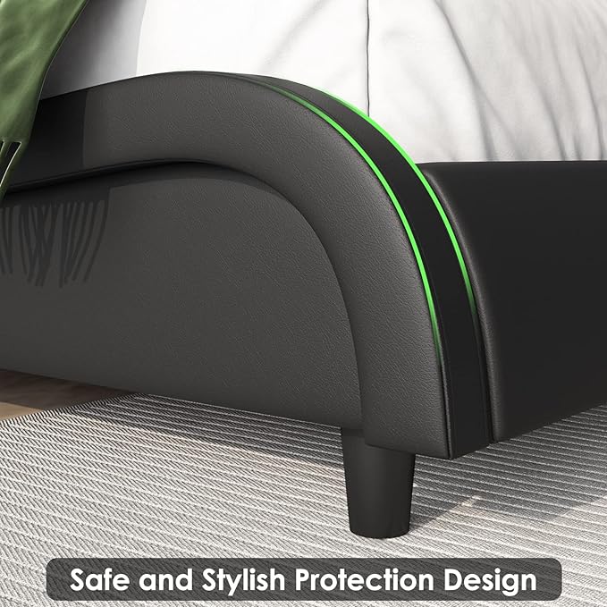 Keyluv King Size LED Bed Frame