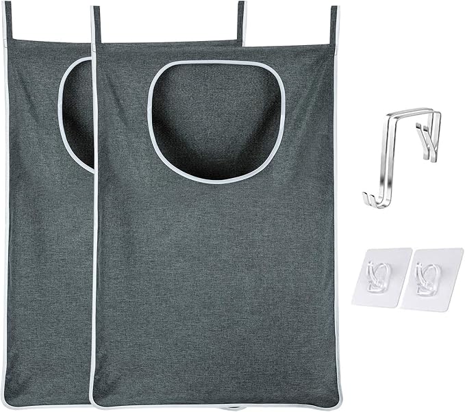 2PCS HangingLaundry bags, Over DoorLaundry wash bags