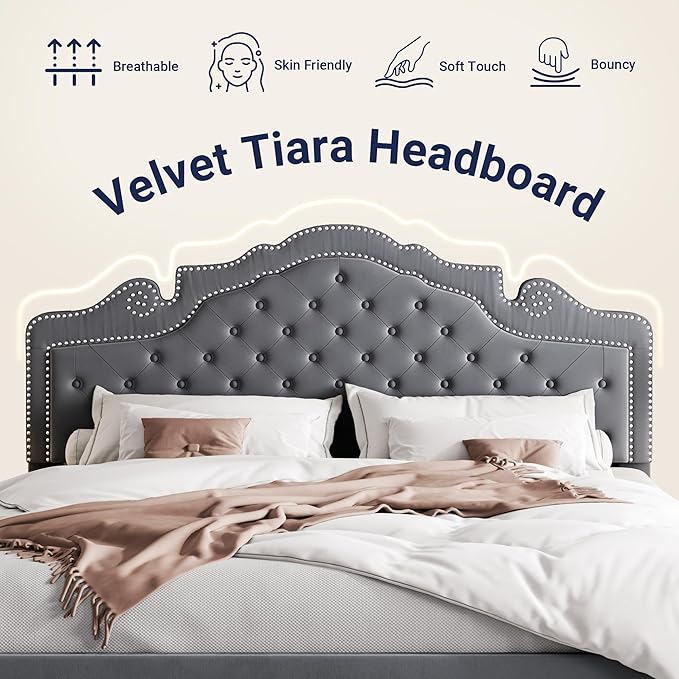Allewie King Size Bed Frame