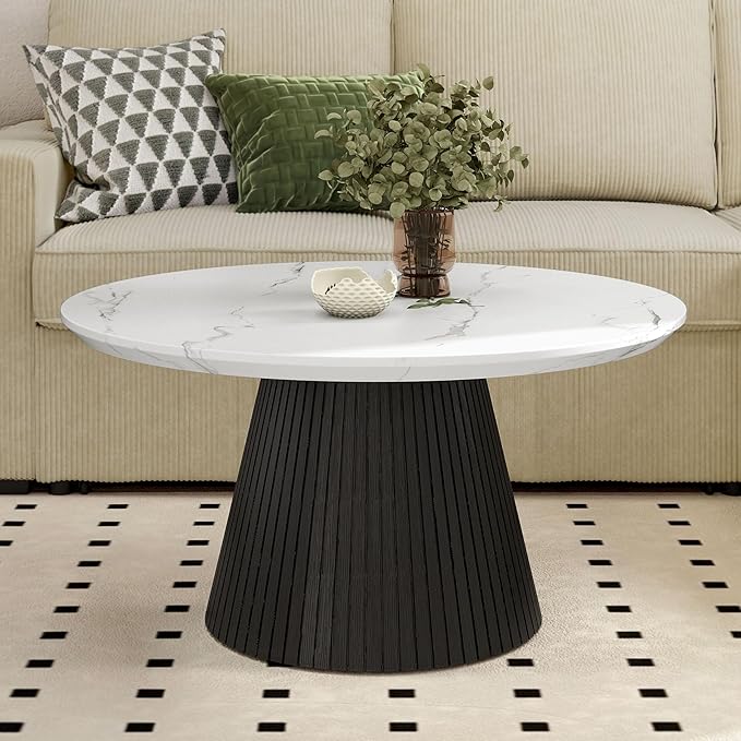 Furniture of America Coraly Modern 36-inch Round Coffee Table