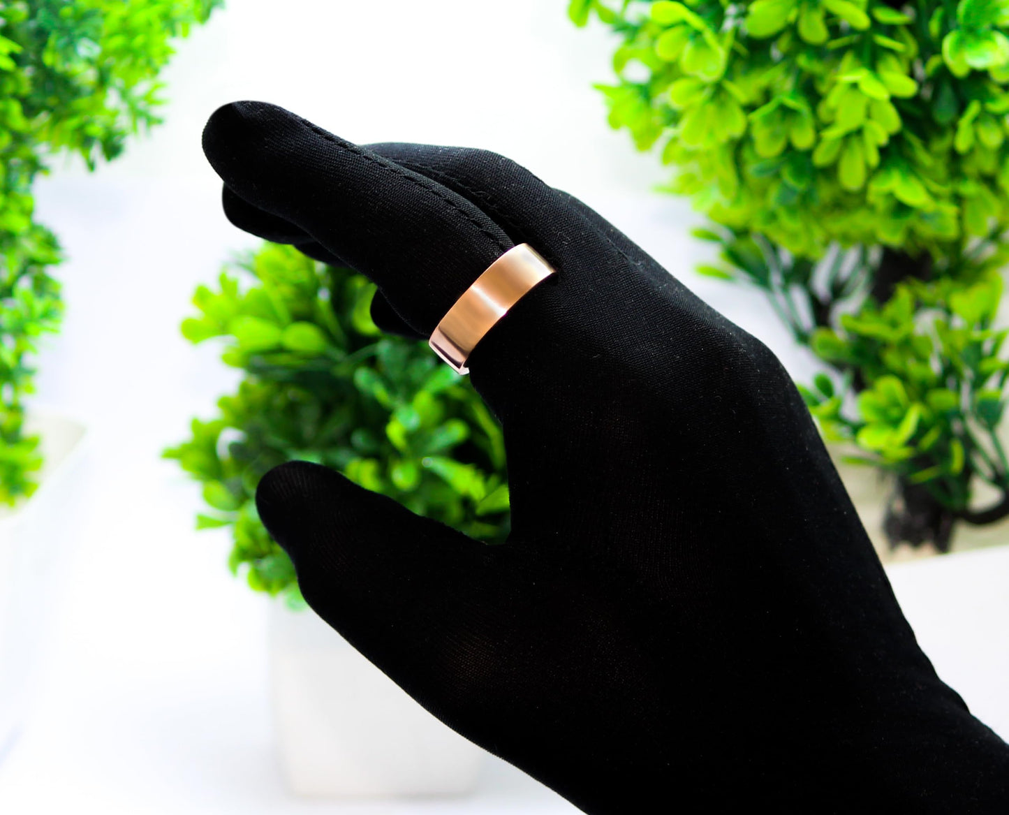 Krishnaa Jewels Pure Copper Handcraftede Natural Healing 2mm Heavy Thick Ring Ethnic Jewelry for Men and Women (8)