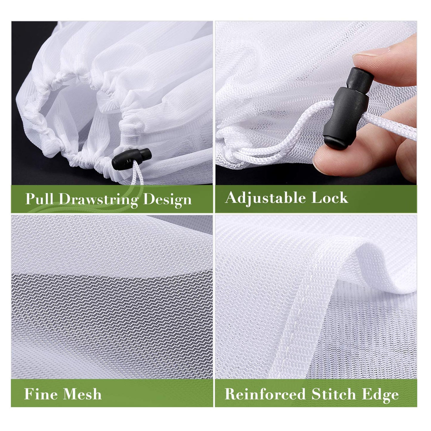 Era Natural Extra Large Brew Bags Reusable, 3 Pack 26"x22" Fine Mesh Strainer Bag for Home Brewing Hops Grains Fruit Cider Apple Grape Wine Beer Making Press Drawstring Straining Brew in a Bag