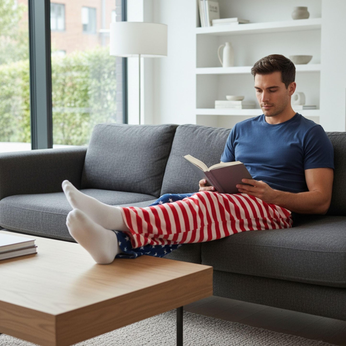 #followme Polar Fleece Pajama Pants for Men Sleepwear PJs 45902-10122-L