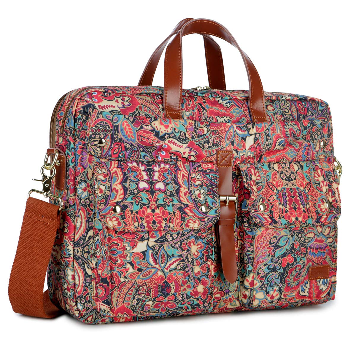 Baosha Multicoloured 17inch Laptop Computer Bag Messenger Bag Briefcase for Women BC-07, Hs, L, Classic