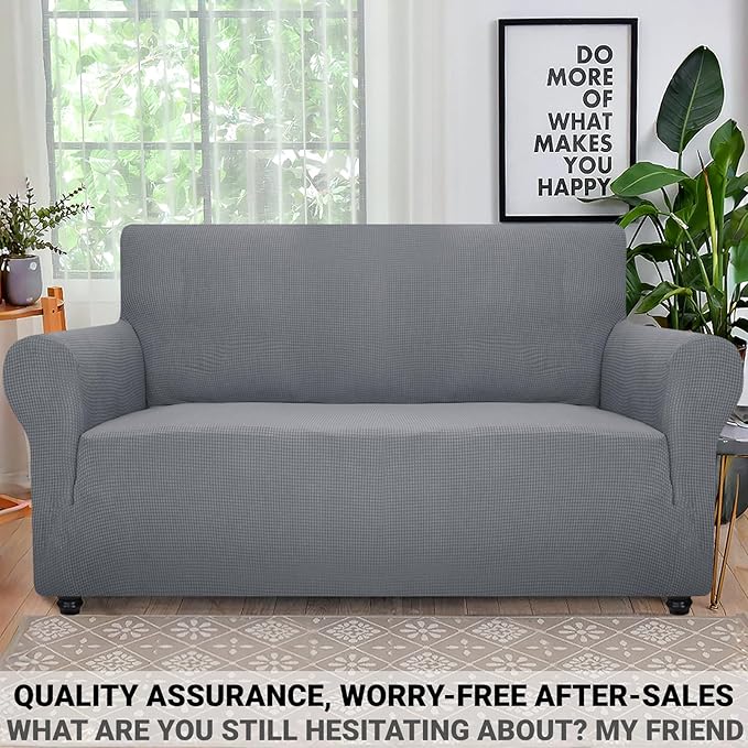ZNSAYOTX Super Stretch Couch Cover Love Seat Sofa Covers