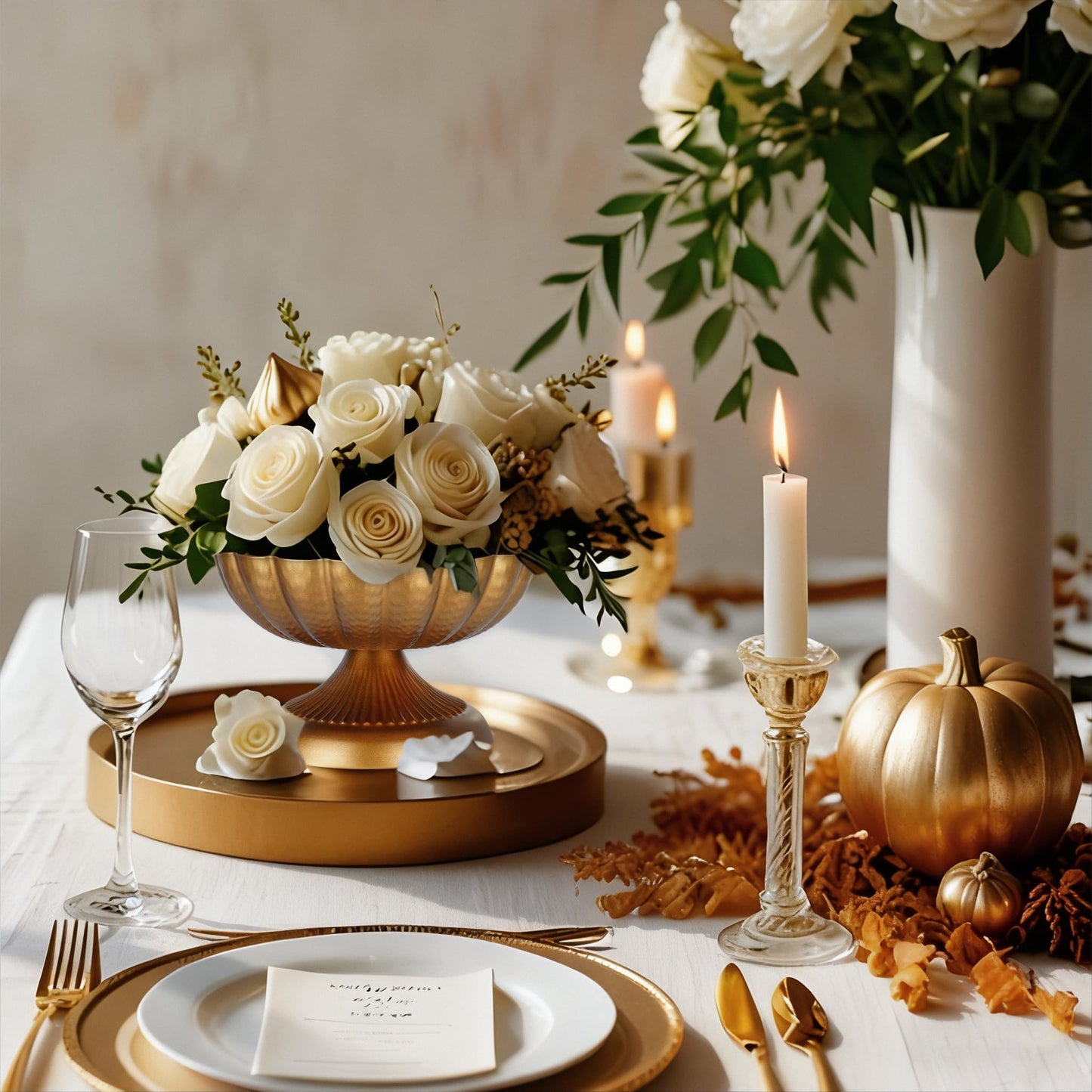 VIVIRENOIR 2 Pcs Compote Bowl Vases for Centerpieces, 7" Distressed Gold Small Urn Vase Pedestal VaSe Pot, Flower Arrangement for Wedding Anniversary Party Home Decor, Antique Brass