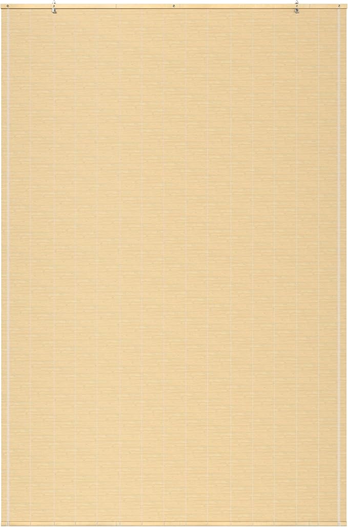 Red Lantern Matchstick Cordless Window Shade