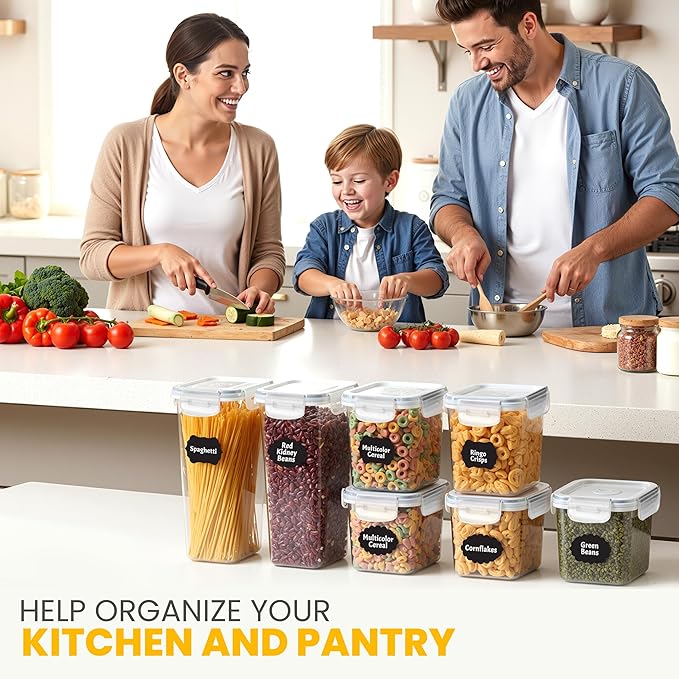 KICHLY Airtight Food Storage Containers Set