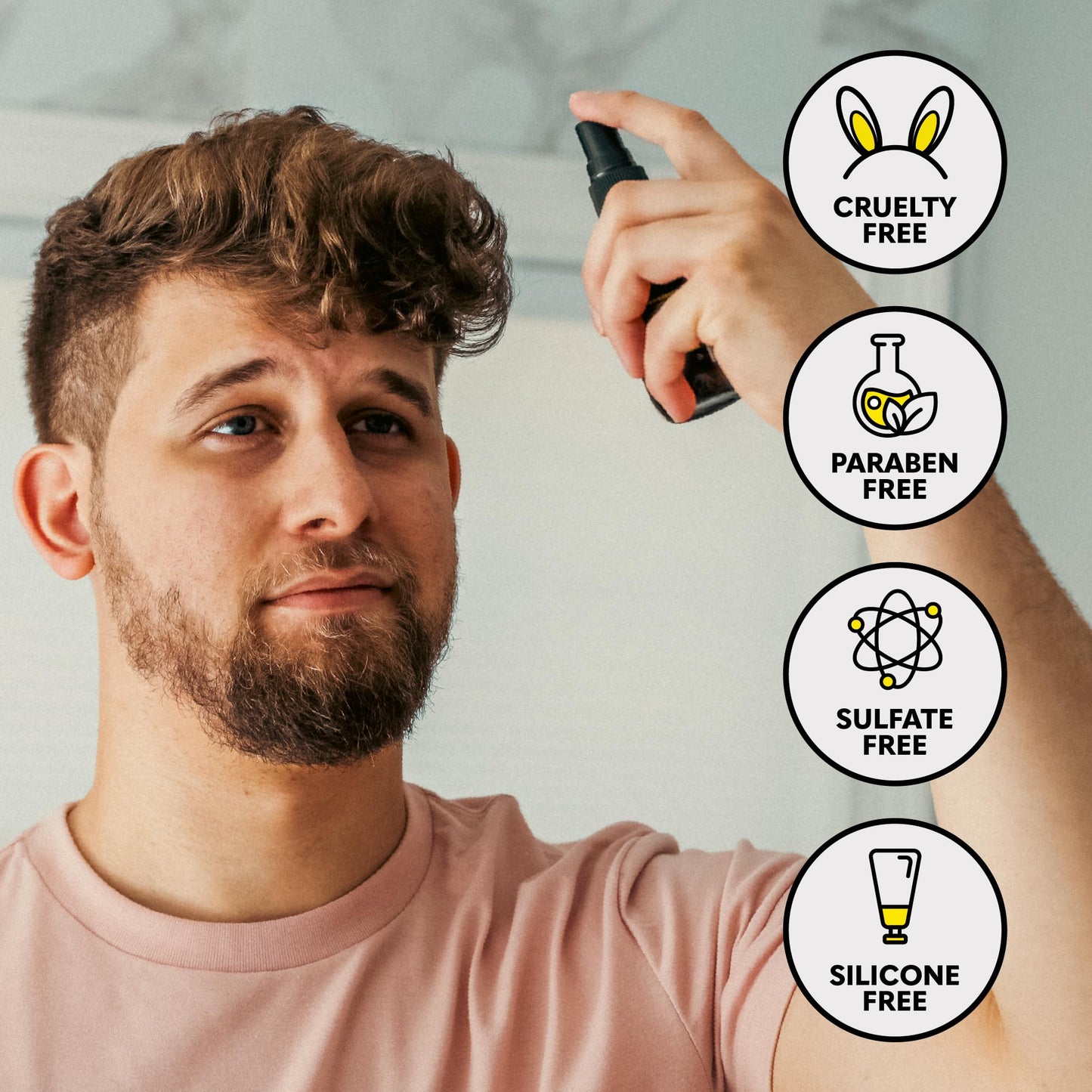 Beard Club - Beard Growth Serum with Natural Castor, Coconut and Avocado to Grow a Thicker, Fuller Beard, Fill in Patches and Stimulate Healthier Facial Hair Growth