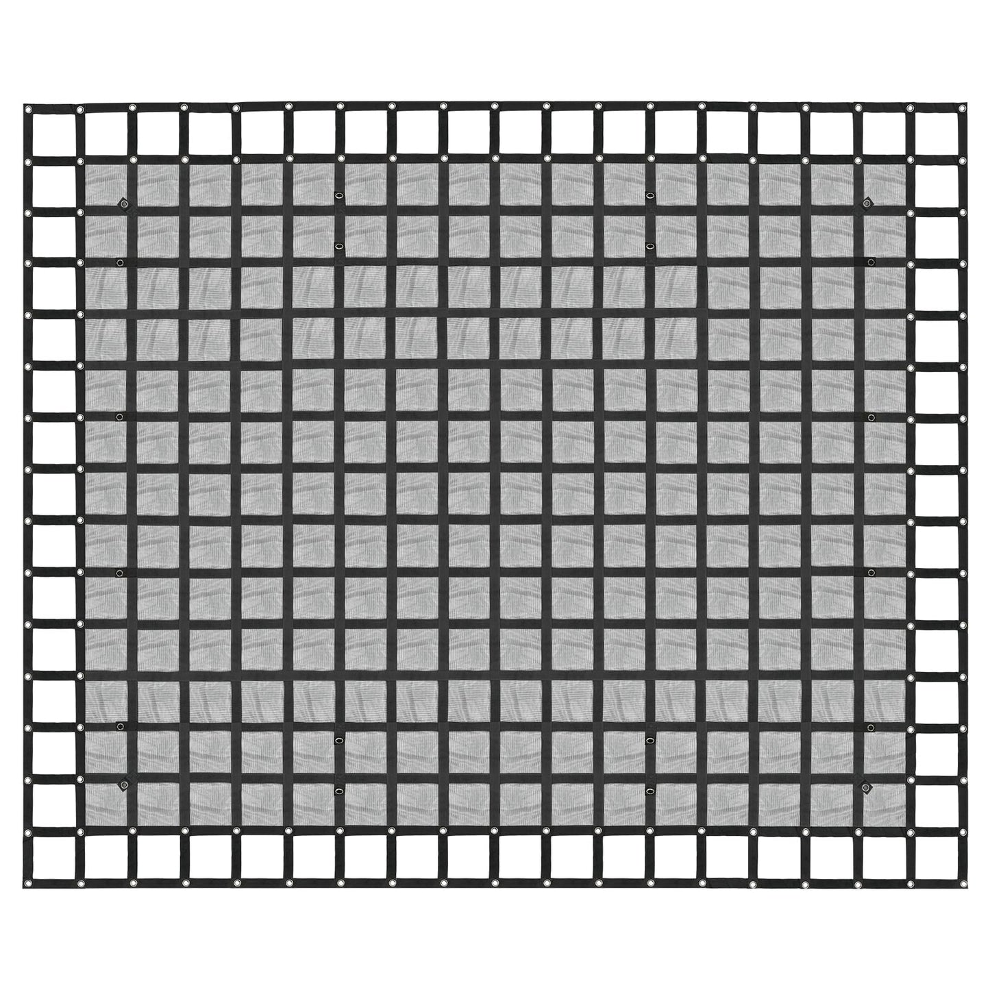 BIGREAT Heavy Duty 120" x 144" Truck Bed Cargo Net with Adjustable Cam Buckles & S-Hooks & Cross Strap,10' x 12' Cargo Net with 1500LBS Capacity for Pickup Truck Bed Trailer SUV Jeeps
