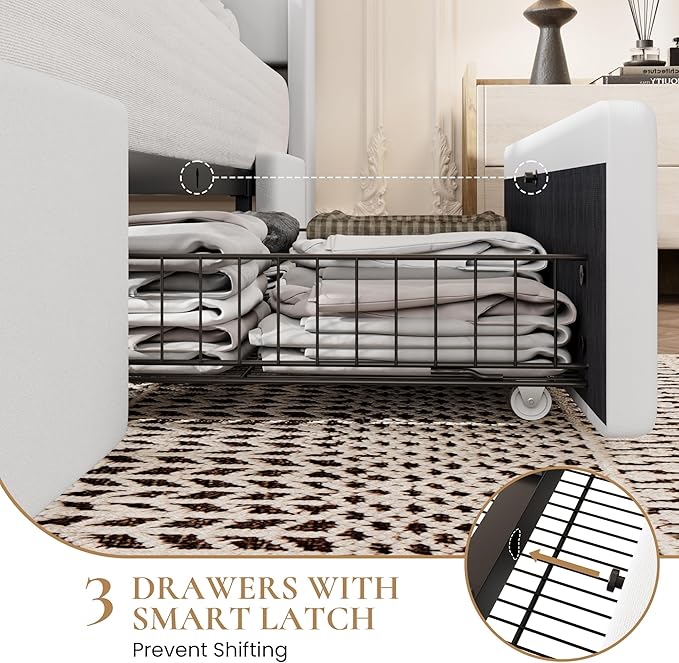 SHA CERLIN Full Size Bed Frame