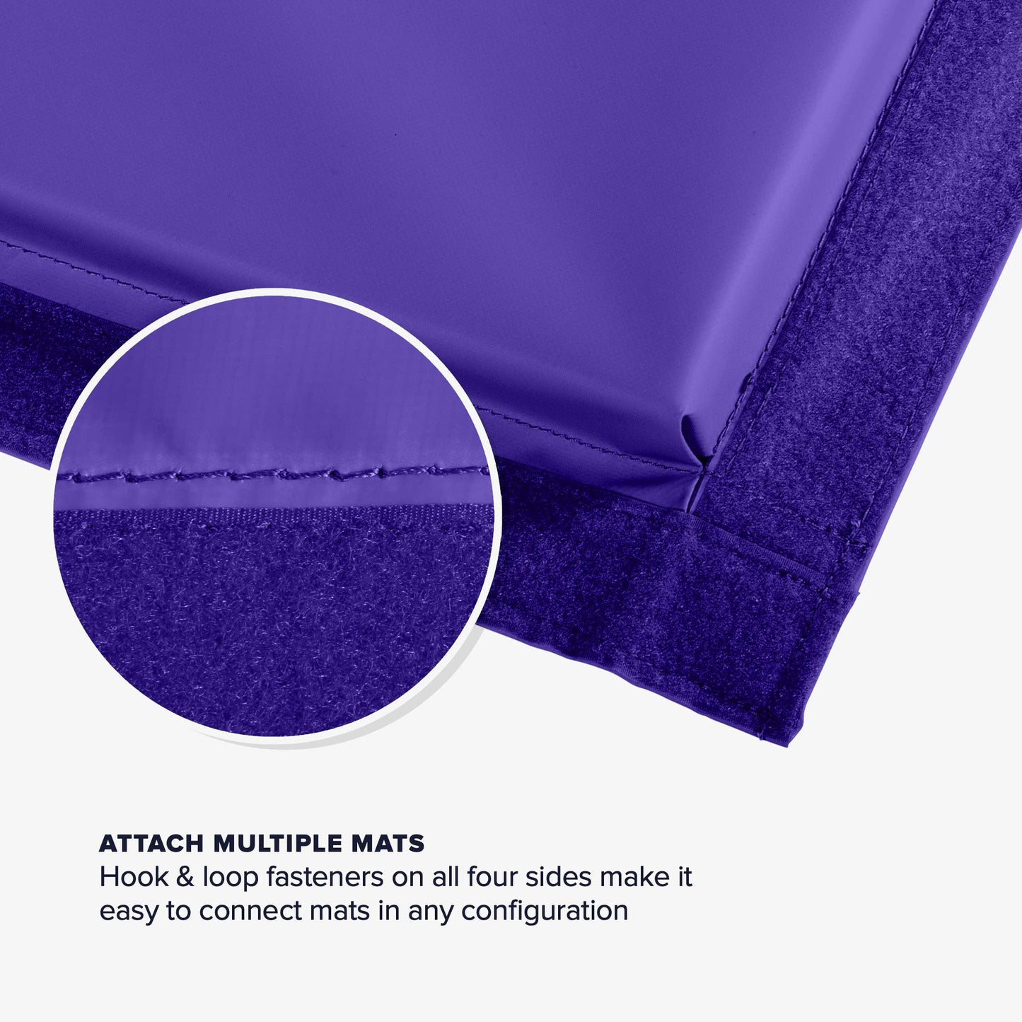 We Sell Mats - 4 ft x 8 ft x 2 in Personal Fitness & Exercise Mat for Home Workout - Lightweight and Folds for Carrying – All Purpose Home Gym Mat – Thick Mat for Yoga, Pilates, Stretches, and Floor Exercises