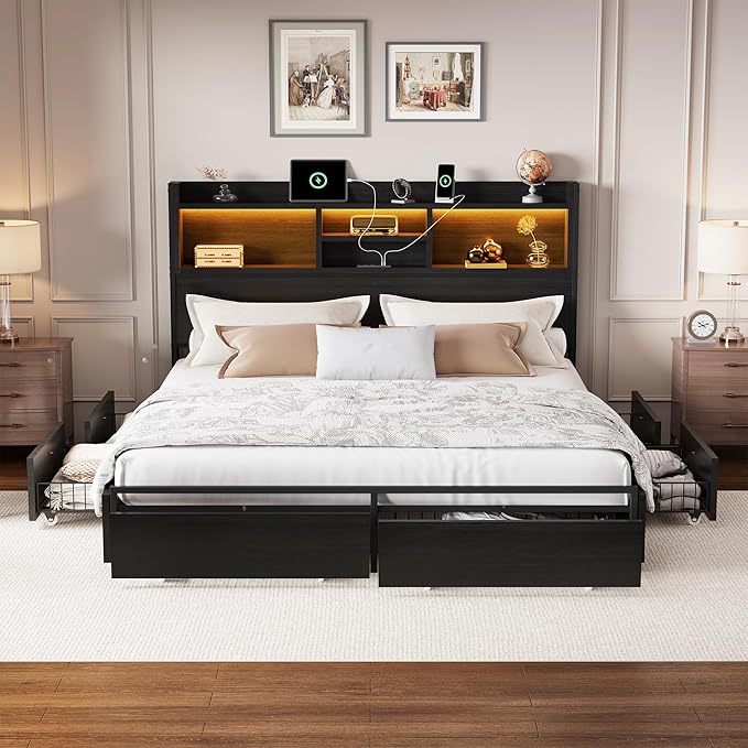 LARMACE King Size Bed Frame