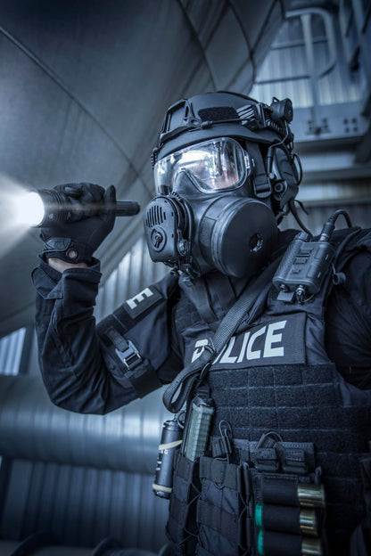 Streamlight 88081 ProTac HL 5-X USB 3500-Lumen Rechargeable Flashlight With 2 SL-B26 Battery Pack, Dual USB Cord and Wrist Lanyard, Black - Box Packaged