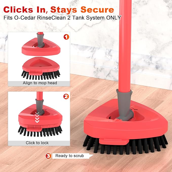 Upgraded Triangle Scrub Brush Head