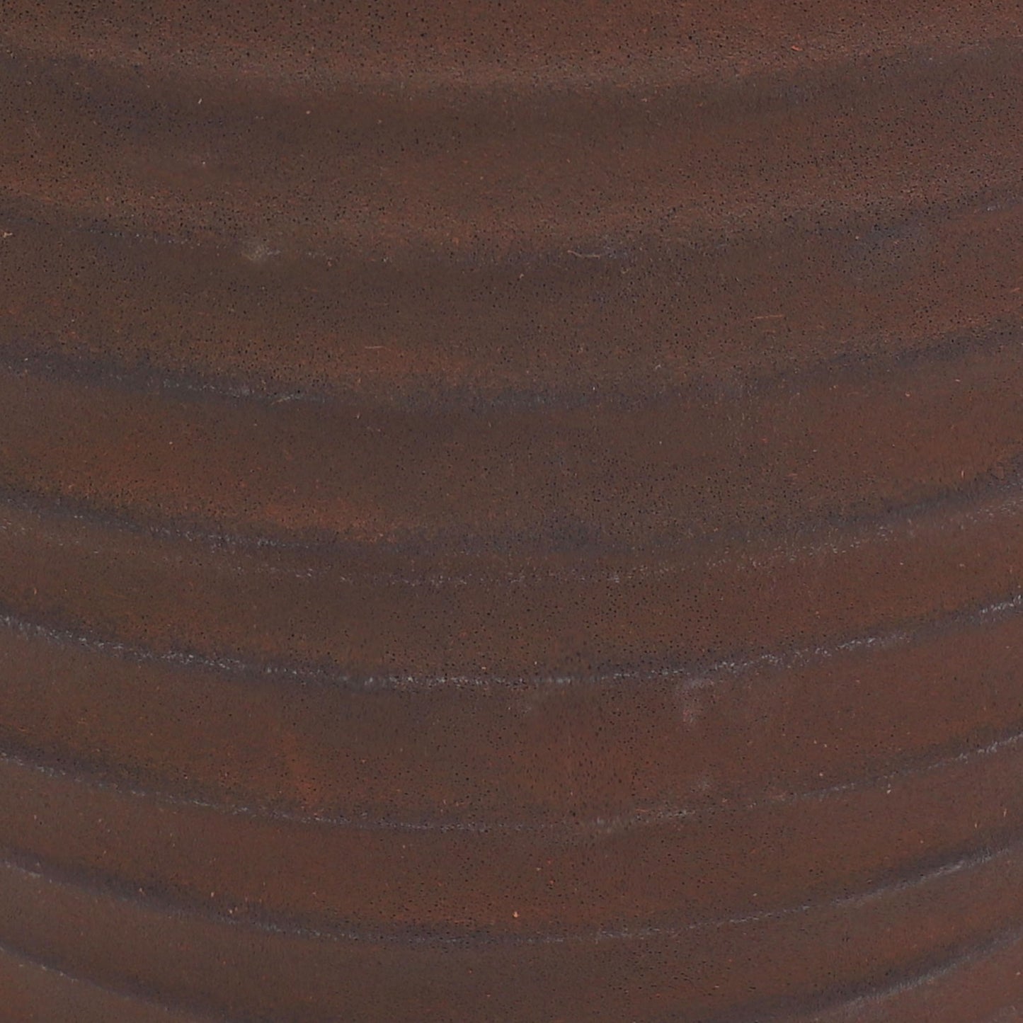 Sunnydaze Ribbed 16" Outdoor Plant Pot - Polyresin Double-Walled Planter for Indoor or Outdoor Use - Rust - Set of 4