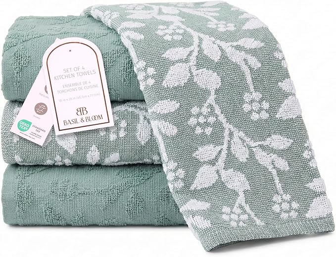 MosJos Kitchen Towels, 18 x 28 Kitchen Linens