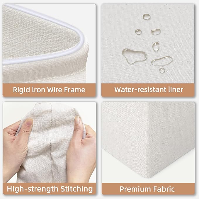 STORAGE MANIAC 2-Pack Large Laundry Hamper, 100L Collapsible Laundry Basket