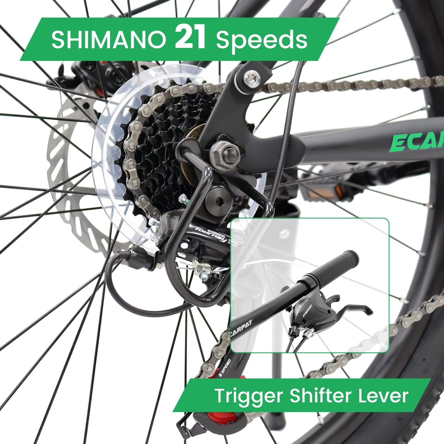 KIAPALNO 27.5 Inch Mountain Bike, Dual Full Suspension 21 Speed Womens Mens Mountain Bikes, Commuter Bike with Carbon Steel Frame and Dual Disc Brakes