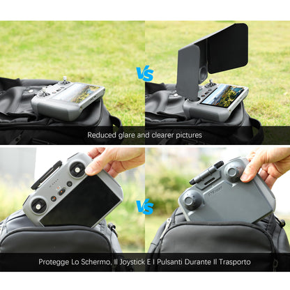 FPVtosky RC 2 Controller Sun Hood Cover for DJI Mini 4 Pro, DJI RC 2 Joysticks Protector for DJI Ari 3 Accessories, Dji Mini 4 Pro Drone Controller Screen Protection, DJI Mini 4 Pro Accessories