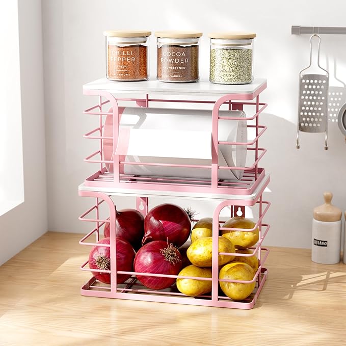 2 Pack Extra Large Stackable Pantry Storage