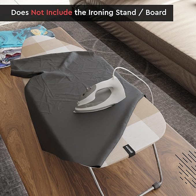Encasa XO Ironing Board Cover and Pad 28"x12" - 4mm Felt Mini Iron Board Cover